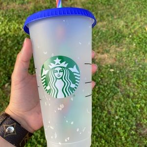 Starbucks confetti cup